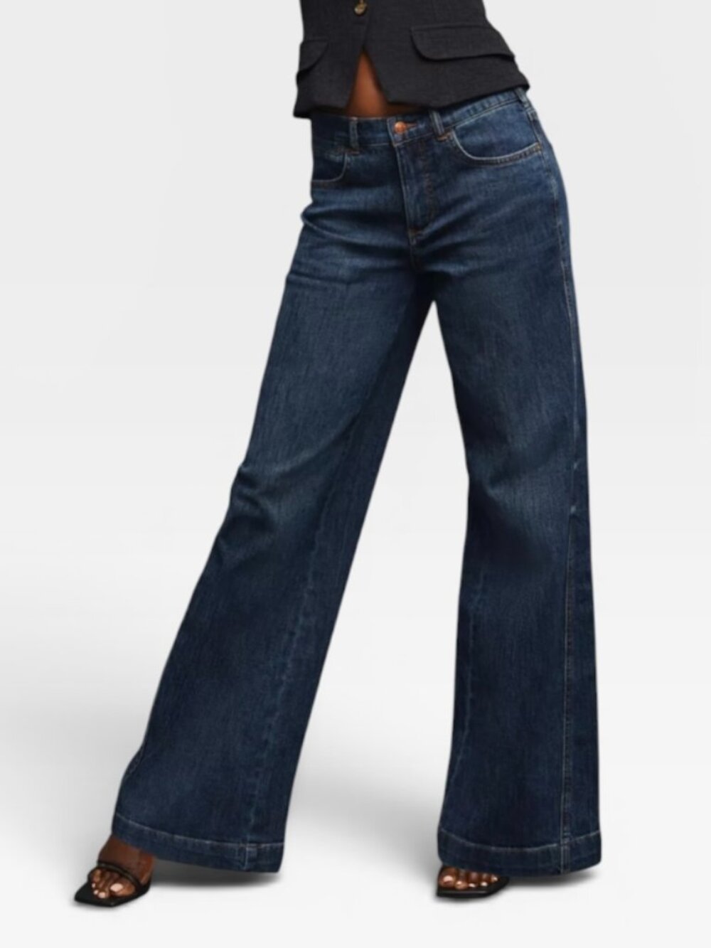 Pilcro Gwen Trouser Jeans Medium Wash
